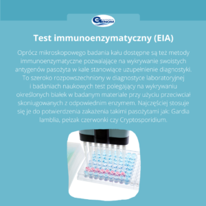 Parazytologia Test EIA - Genom Diagnostyka Medyczna